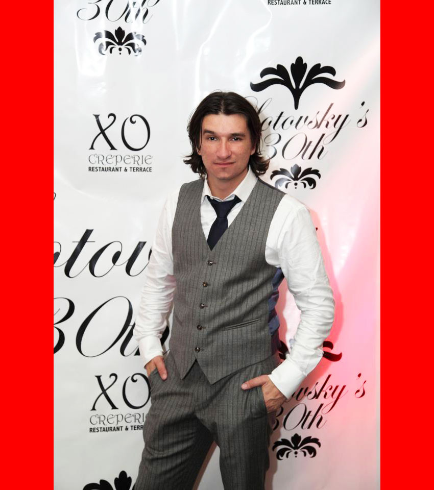 Birthday boy posing for a photo